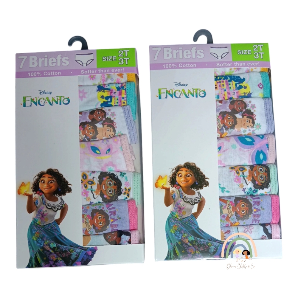 (2 Packs)-2T Toddler Girls Disney Encanto Briefs Underwear